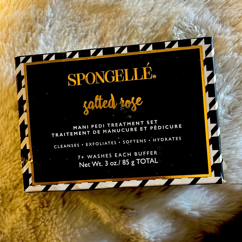 Spongelle - Salted Rose - Mani Pedi Treatment Set
